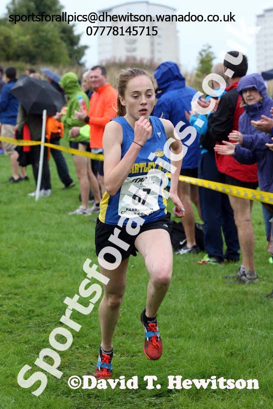 Senior women, Sunderland Harriers Open Cross Counry, Farringdon Park, Sunderland. Photo: David T. Hewitson/Sports for All Pics